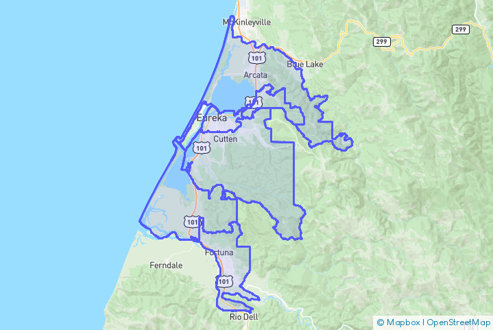 Service Area Map