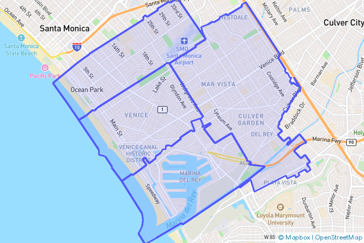 Service Area Map