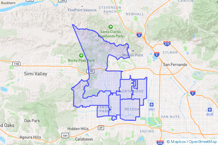 Service Area Map