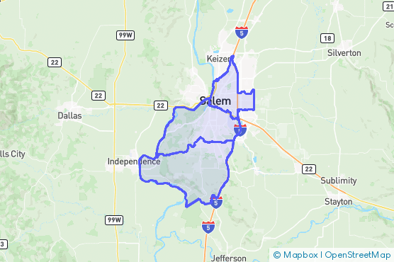 Service Area Map