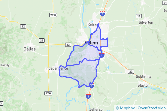 Service Area Map