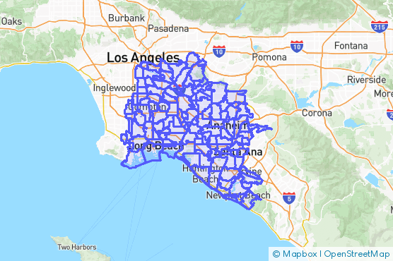 Service Area Map