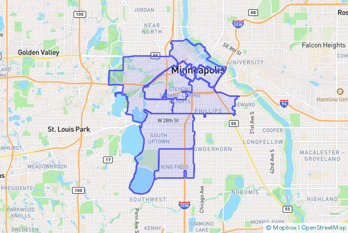 Service Area Map