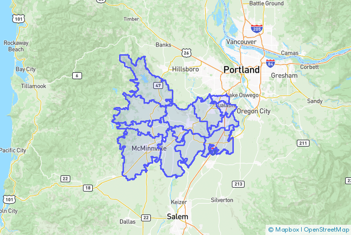 Service Area Map