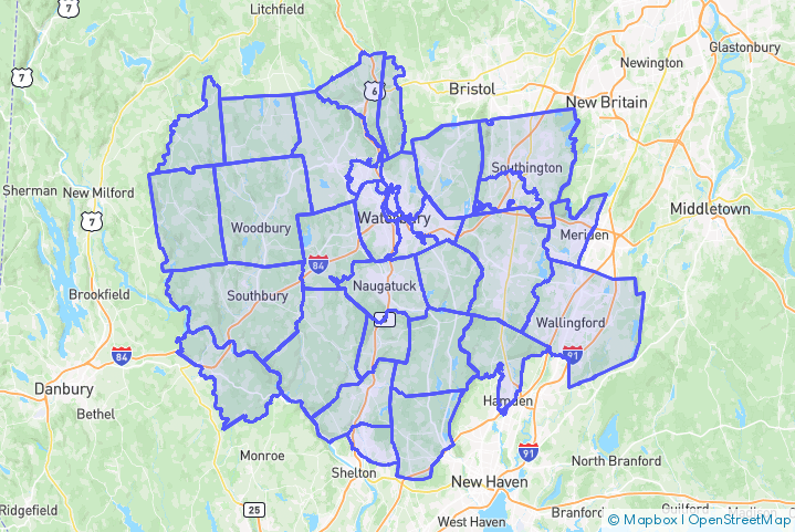 Service Area Map