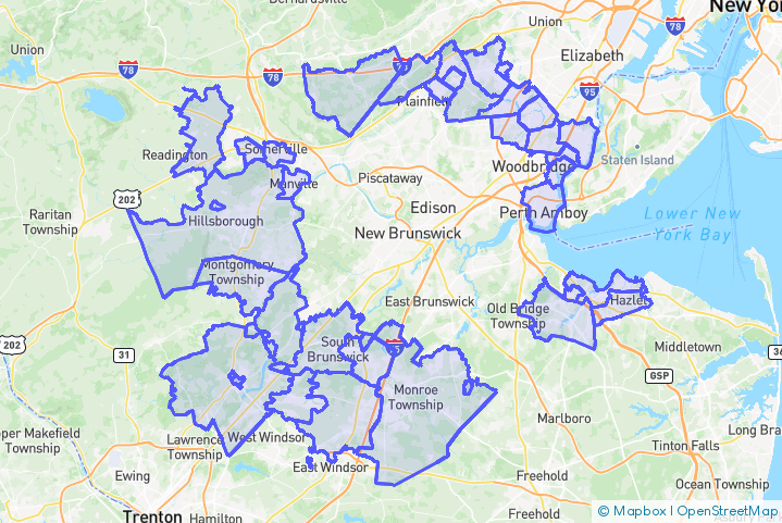 Service Area Map