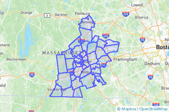 Service Area Map