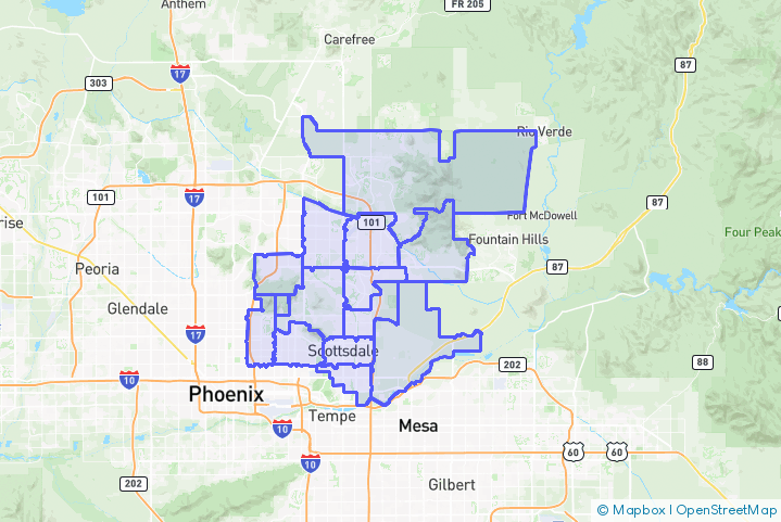 Service Area Map