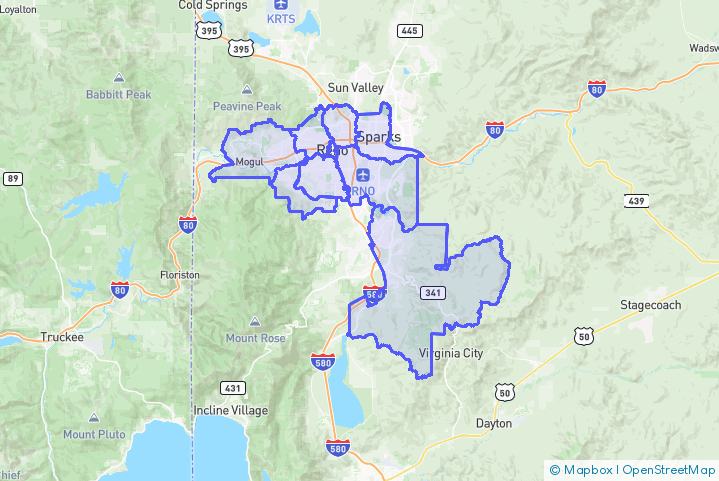 Service Area Map