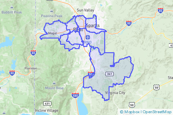 Service Area Map