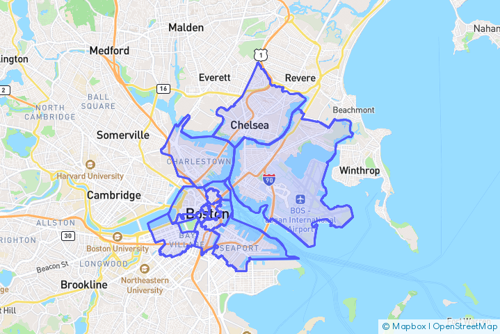 Service Area Map