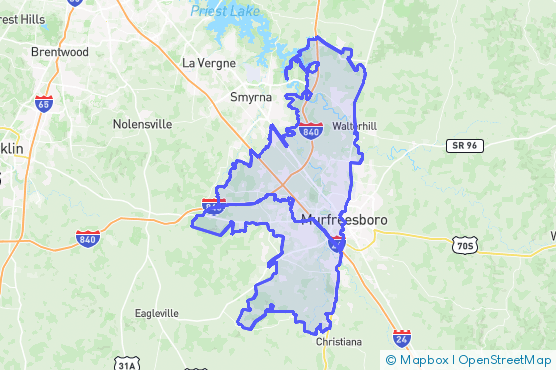 Service Area Map