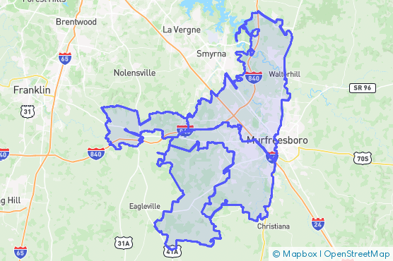 Service Area Map
