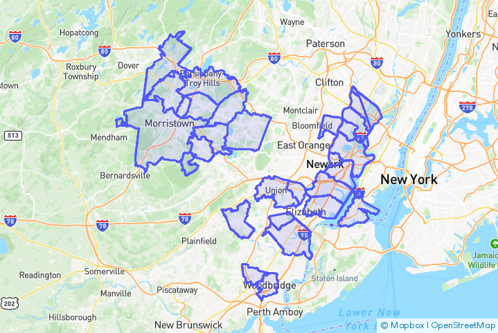 Service Area Map