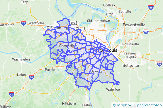 Service Area Map