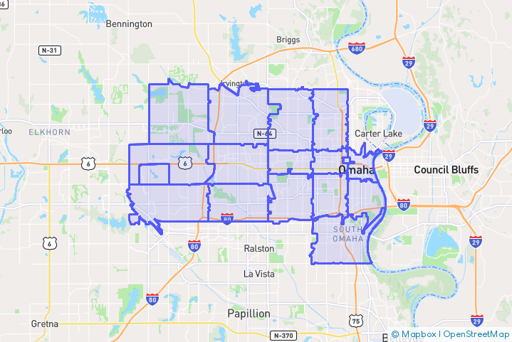 Service Area Map