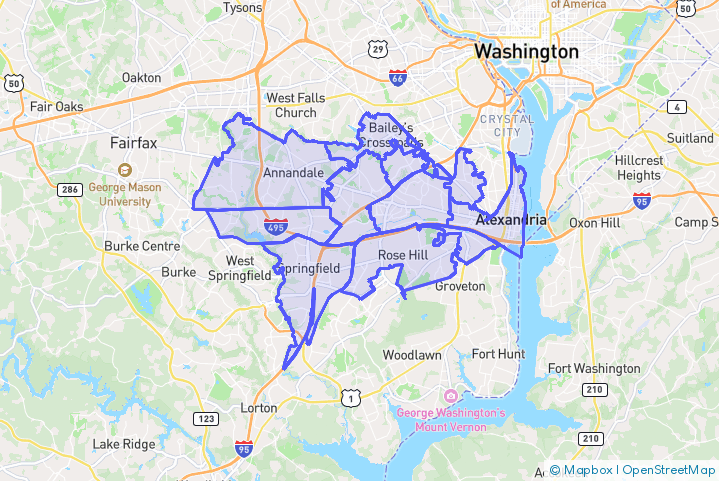 Service Area Map