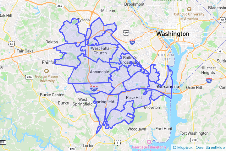 Service Area Map