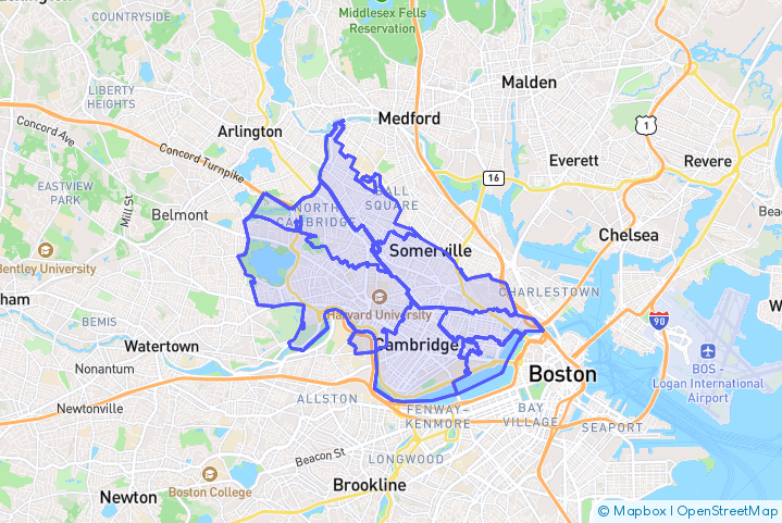 Service Area Map