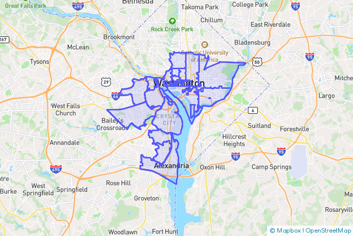 Service Area Map