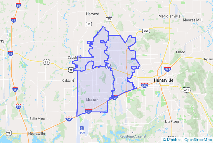 Service Area Map