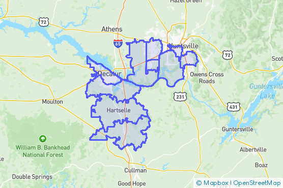 Service Area Map