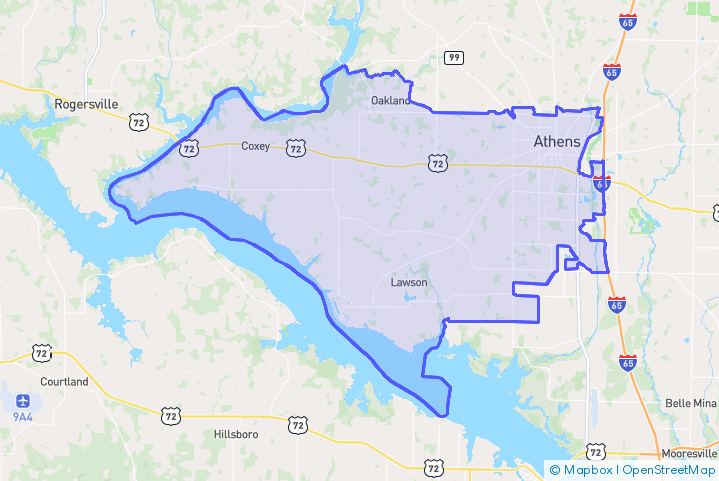 Service Area Map