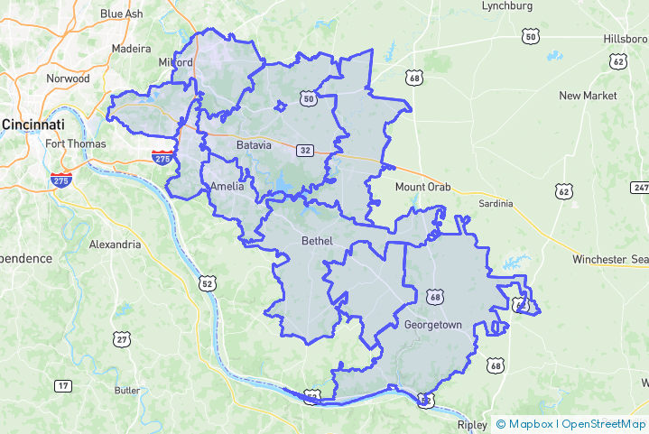 Service Area Map
