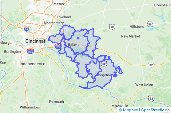 Service Area Map