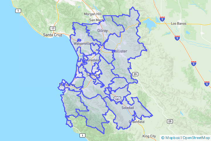 Service Area Map