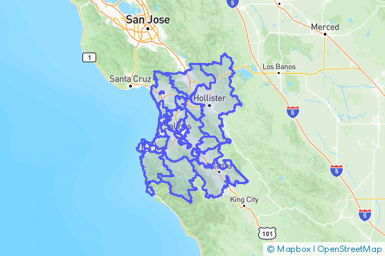 Service Area Map