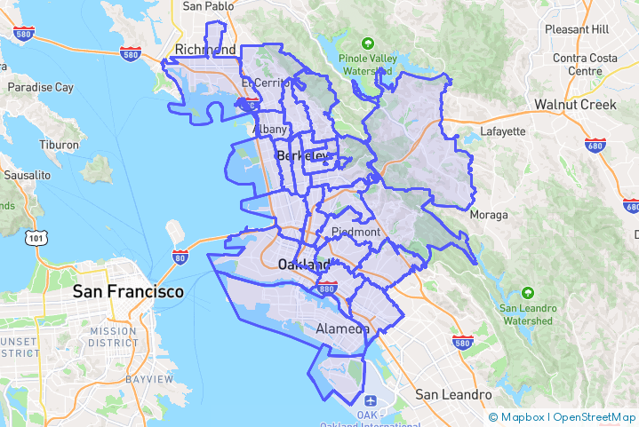 Service Area Map