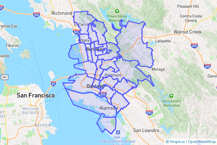 Service Area Map