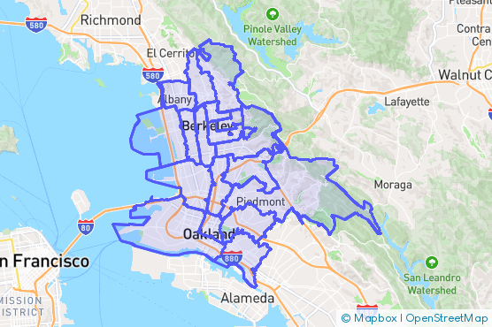 Service Area Map