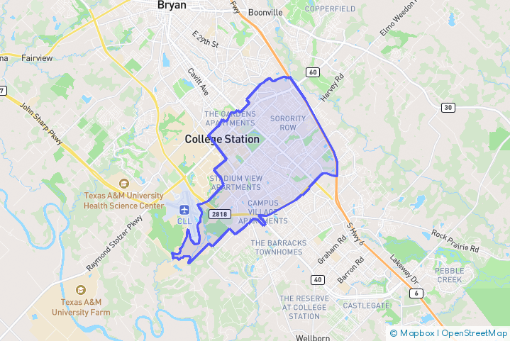 Service Area Map