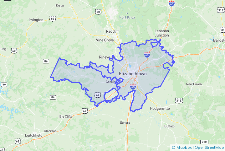 Service Area Map