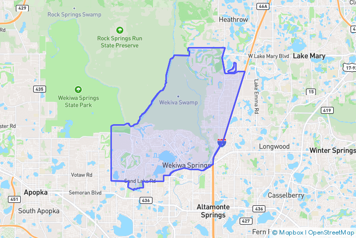 Service Area Map
