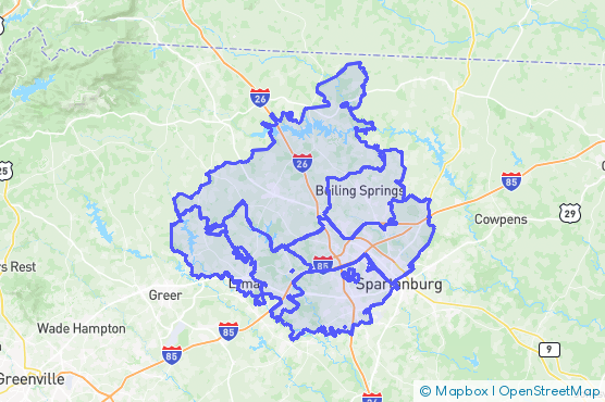 Service Area Map