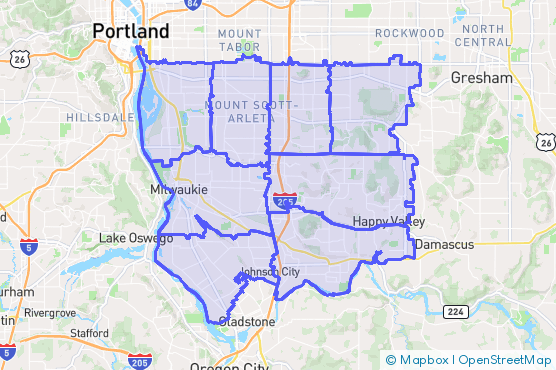 Service Area Map