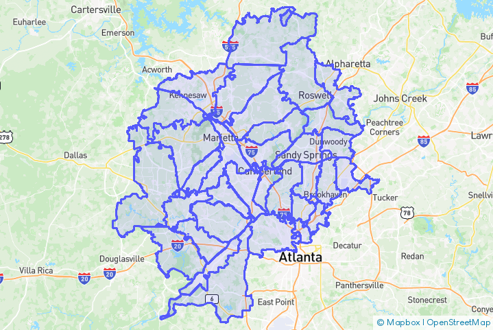 Service Area Map