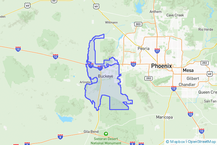 Service Area Map