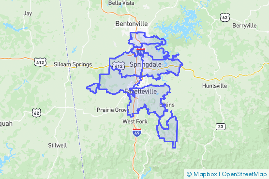 Service Area Map