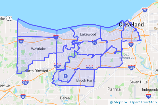 Service Area Map