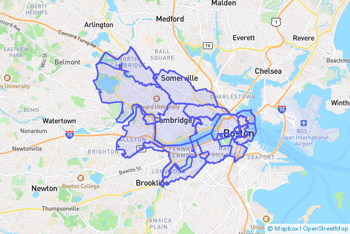 Service Area Map