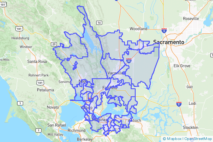 Service Area Map