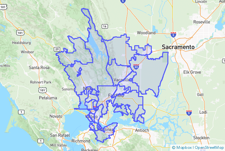 Service Area Map