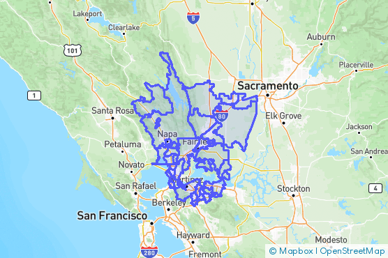 Service Area Map