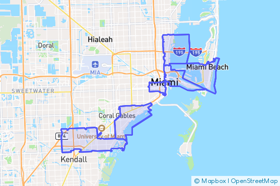 Service Area Map