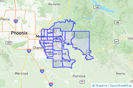 Service Area Map