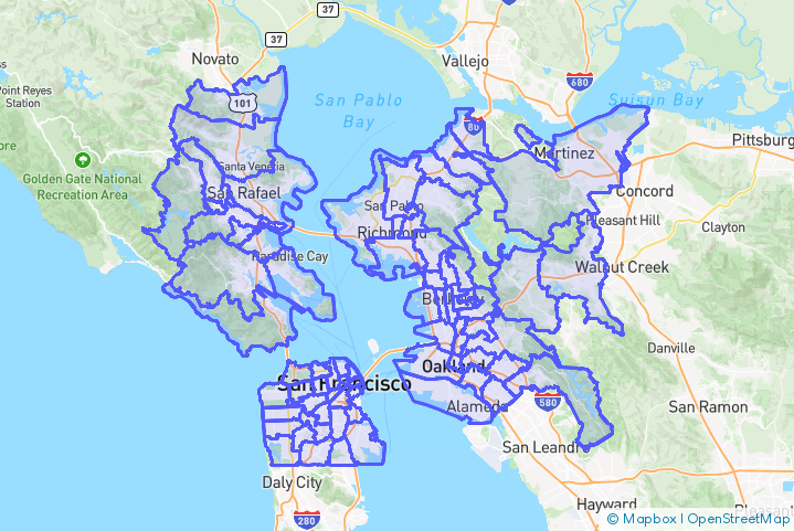 Service Area Map
